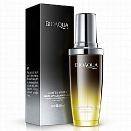 Масло для волос з лимонним квіткою Bioaqua Wake Up Sleeping Hair 01