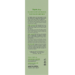 Пилинг-гель для лица с экстрактом зеленого чая Farmstay Real Green Tea Clear Peeling Gel 100 мл (8809426959389)