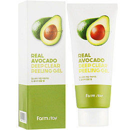 Пилинг-гель для лица с авокадо Farmstay Real Avocado Deep Clear Peeling Gel 100 мл (8809426959372)