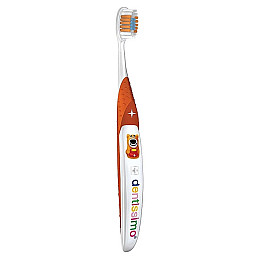 Зубная щетка для детей Dentissimo Junior от 6 лет Бело-оранжевый