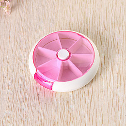 Таблетниця Lesko FY-8817 Fruits на 7 відділень Рожевий (9135-36708)