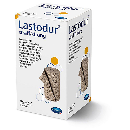Еластичний бинт високої розтяжності Paul Hartmann Lastodur® straff/strong/Ластодур тугий 10см х 7м 1шт