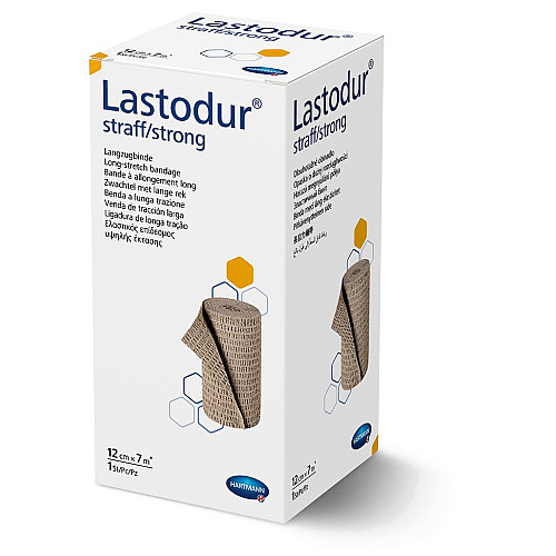 Еластичний бинт високої розтяжності Lastodur® straff/strong/Ластодур тугий 12см х 7м 1шт