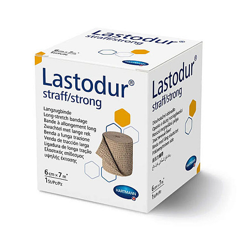 Еластичний бинт високої розтяжності Paul Hartmann Lastodur® straff / strong / Ластодур тугий 6см х 7м 1шт