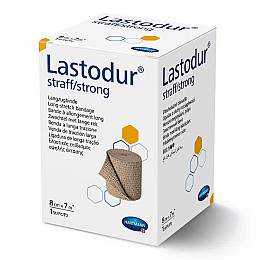 Еластичний бинт високої розтяжності Paul Hartmann Lastodur® straff/strong/Ластодур тугий 8см х 7м 1шт