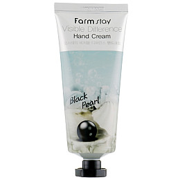 Крем для рук с экстрактом чёрного жемчуга Farmstay Visible Difference Hand Cream Black Pearl 100 мл (8809636280471)