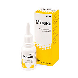Митекс краплі вушні Richter Pharma суспензія 20 мл