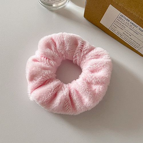 Резинка велюрова для волос ANbeauty One Size Рожева (AN0103055)