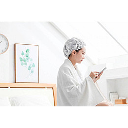 Шапочка для душа Safebaby Капля серая