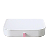 Органайзер для хранения косметики RIAS 7009 настольный с зеркалом White-Pink (3_01931)