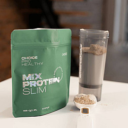 Жиросжигатель Низькокалорійний коктейль Mix Protein Slim PRO HEALTHY CHOICE 405 г