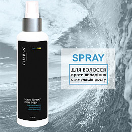 Несмивний чоловічий спрей для росту волосся ТМ Chaban Ріст і зміцнення 100 мл 00211
