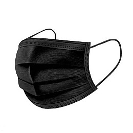 Маска защитная одноразовая Украина ТД Черный MED-MASK-CLR