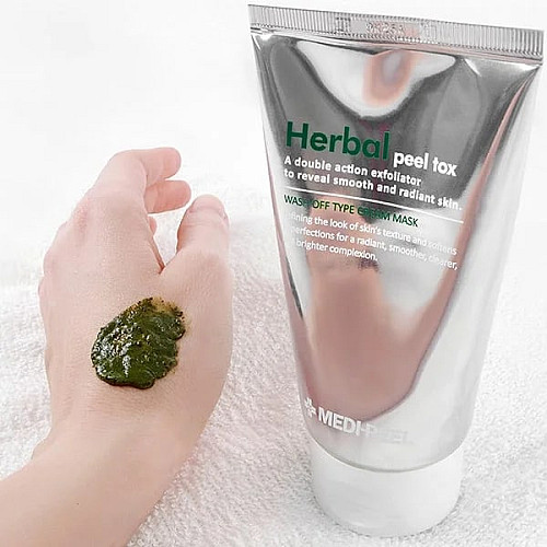 Очищувальна пілінг-маска з ефектом детоксикації MEDI-PEEL Herbal Peel Tox Wash Off Type Cream Mask 120 мл (8809409345673)