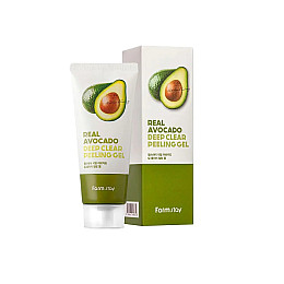 Пилинг-гель с экстрактом авокадо Real Avocado Deep Clear Peeling Gel FarmStay 100 мл
