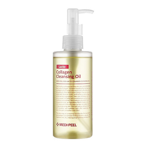 Гідрофільна олія з пробіотиками та колагеном Red Lacto Collagen Cleansing Oil Medi-Peel 200 мл