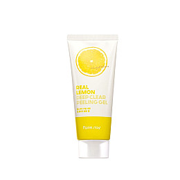 Глубоко очищающий пилинг-гель с экстрактом лимона Real Lemon Deep Clear Peeling Gel FarmStay 100 мл