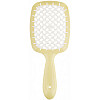 Щітка для волосся жовта з білим Superbrush Small Janeke