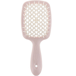Щітка для волосся пудрова з білим Superbrush Small Janeke