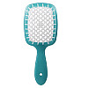 Щітка для волосся бірюзова з білим Superbrush Janeke
