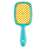 Щітка для волосся бірюзова з жовтим Superbrush Janeke