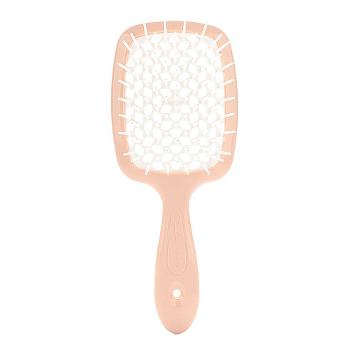 Щітка для волосся персикова з білим Superbrush Janeke