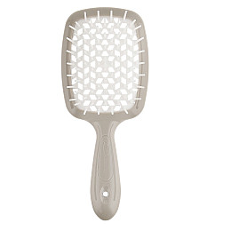 Щітка для волосся сірого кольору з білим Superbrush Janeke