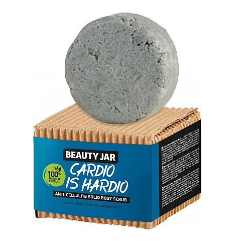 Антицелюлітний жорсткий скраб для тіла Cardio Is Hardio Beauty Jar 100 г
