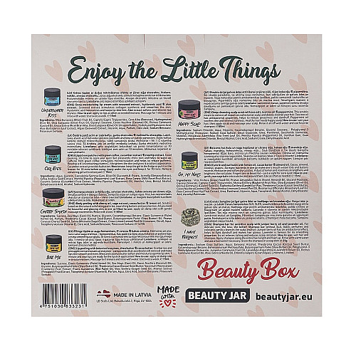 Набір косметичний Enjoy The Little Things Beauty Jar 210 мл