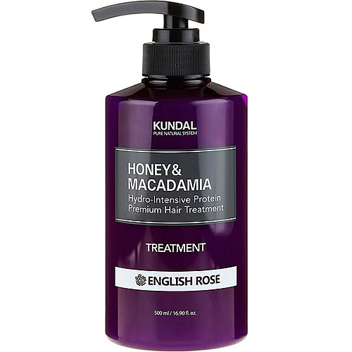 Питательный кондиционер Honey & Macadamia Protein Hair Treatment English Rose Kundal 500 мл