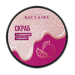Сяючий скраб для тіла з шиммером Грейпфрут Reclaire 200 мл