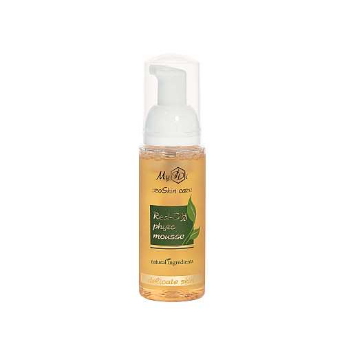 Очищающий мусс для чувствительной кожи Red-Off phyto mousse миниатюра MyIDi 80 мл