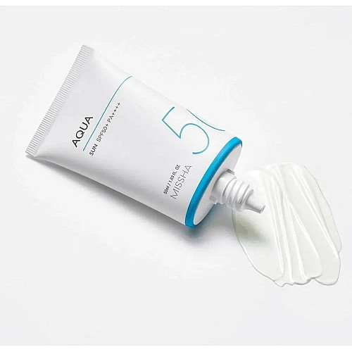 Увлажняющий солнцезащитный гель на химических фильтрах All-Around Safe Block Aqua Sun Gel SPF50+/PA++++ Missha 50 мл