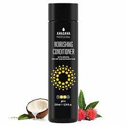 Кондиционер Питательный с кератином для сухих пористых волос ANAGANA 250 мл