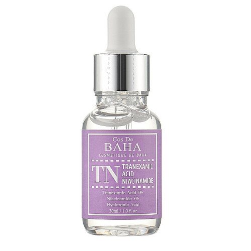 Сироватка для вирівнювання тону з транексамовою кислотою TN Tranexamic Acid Niacinamide Serum Cos De Baha 30 мл