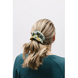 Резинка для волос Cyberjammies Hannah 9919 Один розмір Сірий з принтом листя (5051877466364)