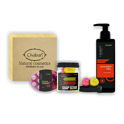 Подарочный набор Beauty Box ТМ Chaban №1 Клубничное наслаждение