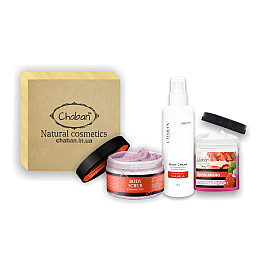 Подарочный набор Beauty Box ТМ Chaban №8 Клубничный душ