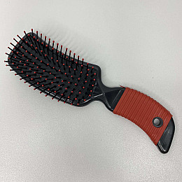 Расческа пластиковая для волос Stenson 8585 черный с красным