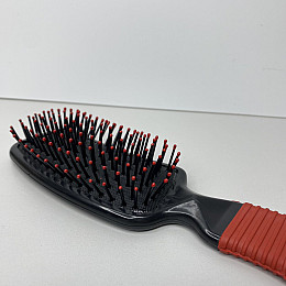 Расческа пластиковая для волос Stenson 8585 черный с красным