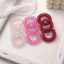 Набір резинок для волосся ANbeauty 9 шт Рожевий (AN0103219)