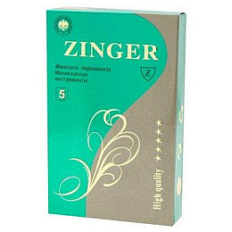 Набір для манікюру Zinger 6 предметів Хром (2086375759)