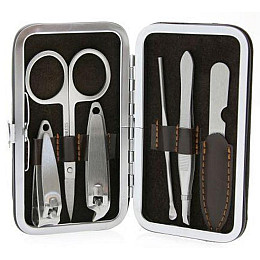 Набір для манікюру Zinger 6 предметів Хром (2086375759)