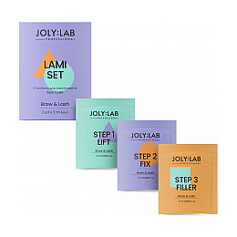 Система для ламінування брів і вій Joly:Lab 2 мл 3 шт (4823109407718)
