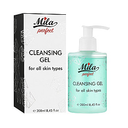 Гель для очищення всіх типів шкіри Mila perfect Fase Cleansing gel 200 мл (3702261418200)