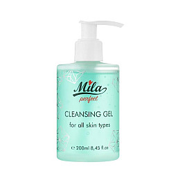 Гель для очищення всіх типів шкіри Mila perfect Fase Cleansing gel 200 мл (3702261418200)