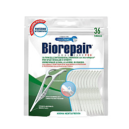 Флосер Biorepair с держателем насыщен гидроксиапатитом Белый 36 шт (8017331060056)