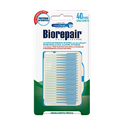 Интердентальные зубочисткі Biorepair S Бело-голубой 40 шт (8017331058329)