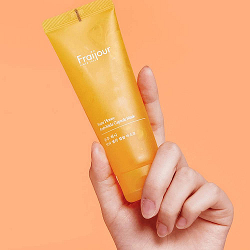 Осветительная капсульная несмываемая маска Fraijour Yuzu Honey Anti-Mela Capsule Mask 75 мл (8802929009438)