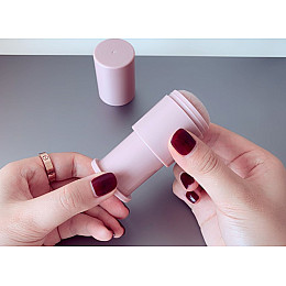 Кисть кабуки складная для пудр и румян Kabuki Compact Рink